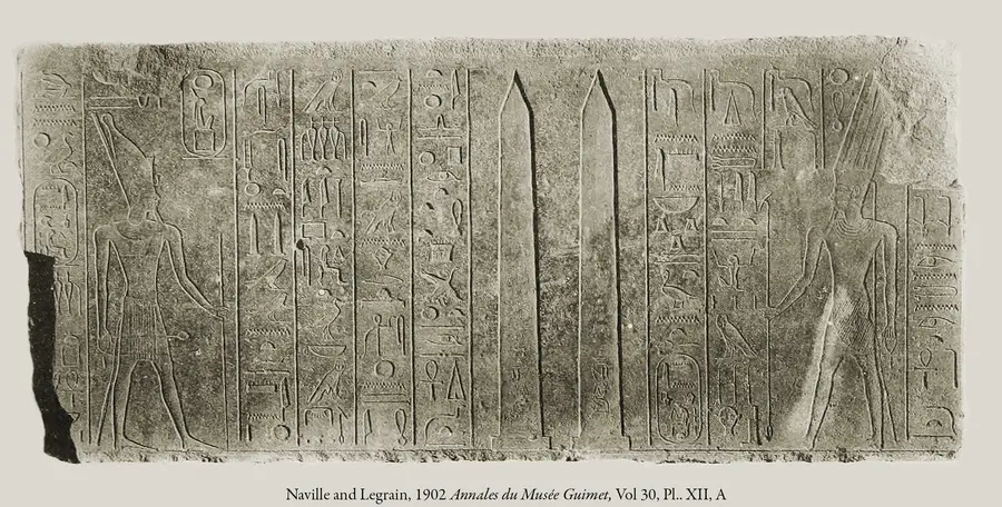 Hatshepsut erecting obelisks