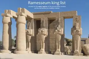Location of the Ramesseum king list