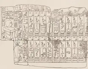 Saqqara king list 1872