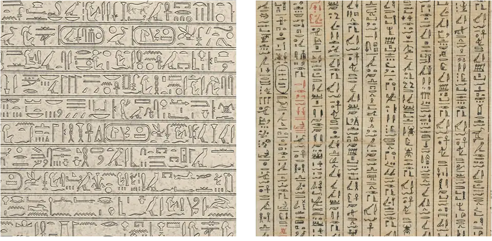 Egyptian scripts