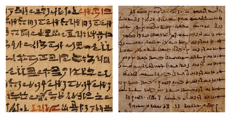 Egyptian scripts